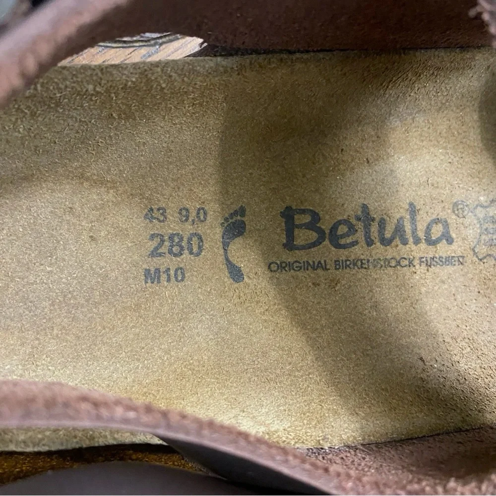 Birkenstock / Milano Brown Sandals sz 10 - Picture 5 of 7